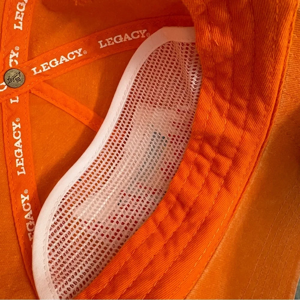 Legacy Hilton Head SC Orange Snapback Cap. OS.